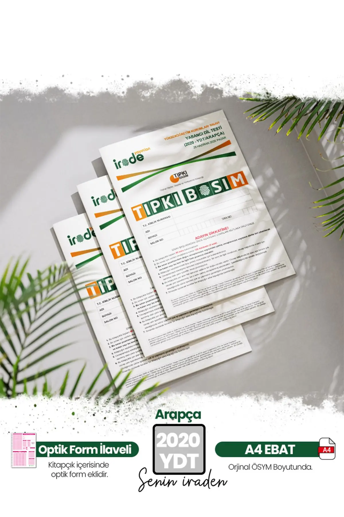 2020 Ydt Ösym Çıkmış Soru Arapça Tıpkı Basım Çözümlü Deneme Kitapçığı