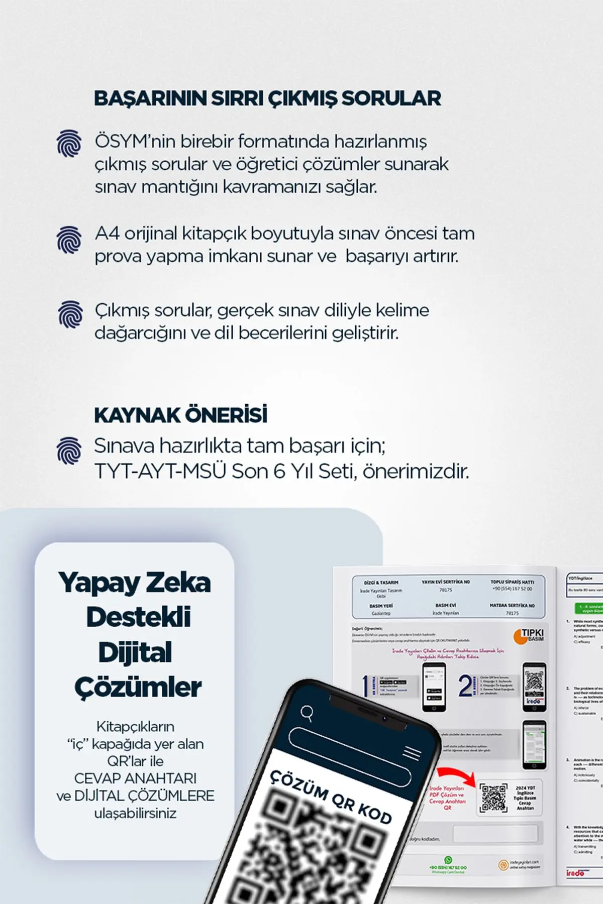 Ösym-Yks 2019 Ydt İngilizce Çıkmış Soru Tıpkı Basım Çözümlü Deneme Kitapçığı