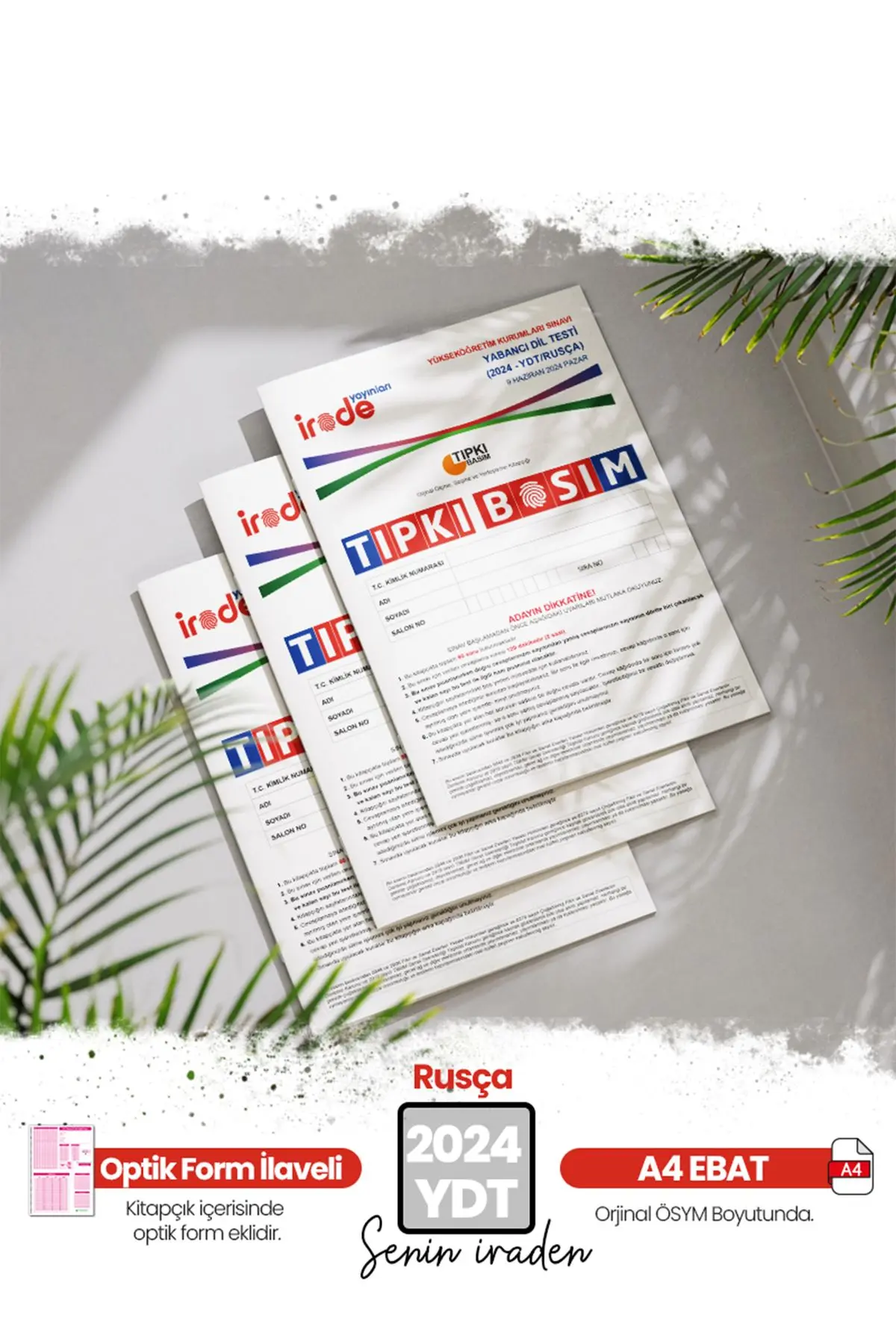 2024 Yks Ydt Rusça Ösym Çıkmış Soru Tıpkı Basım Deneme Fasikülü